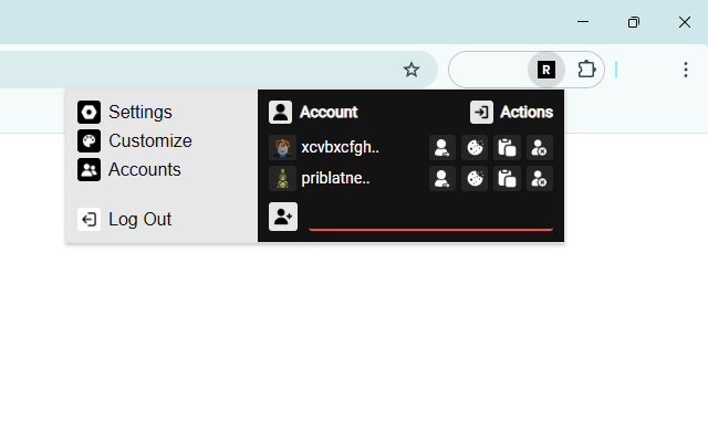 Roblox account switcher by Rologin showcase